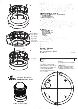 deView electronics vdp20 vandal dome Installation Sheet предпросмотр