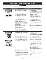 Preview for 4 page of DeVilbiss Air Power Company 2225CWH Owner'S Manual