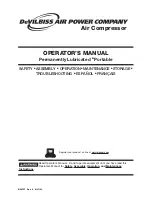 Предварительный просмотр 1 страницы DeVilbiss Air Power Company D23757 Operator'S Manual