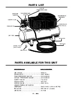 Предварительный просмотр 12 страницы DeVilbiss Air Power Company FAC1025 Owner'S Manual