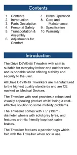 Предварительный просмотр 2 страницы DeVilbiss Healthcare drive TW017 User Manual