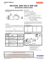 DeVilbiss AGX-550 Service Manual предпросмотр