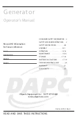 DeVilbiss BS600-W Operator'S Manual preview