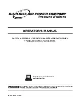 Preview for 1 page of DeVilbiss D22322 Operator'S Manual