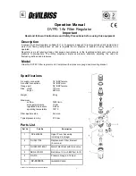 Предварительный просмотр 2 страницы DeVilbiss DVFR-1 Operation Manual