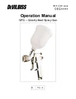 DeVilbiss E P2 – 8 Operation Manual preview