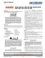 Preview for 1 page of DeVilbiss HFRL-508 Service Manual