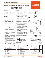 Предварительный просмотр 1 страницы DeVilbiss KK-4456 Service Instruction