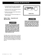 Предварительный просмотр 16 страницы DeVilbiss LN1080H23M-1 Owner'S Manual