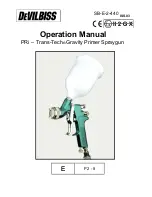 DeVilbiss PRI-G310M-14 Operation Manual предпросмотр