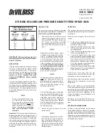 DeVilbiss SB-2-168-K Quick Start Manual preview