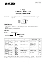 Предварительный просмотр 3 страницы DeVilbiss T-AGB-862 Operation Manual