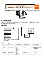 DeVilbiss T2AGPV LVMP Series Operation Manual preview