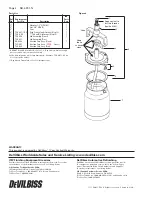 Preview for 4 page of DeVilbiss TGC-536 Manual