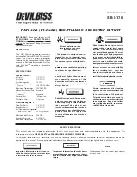 DeVillbiss Air Power Company DAD-504 Quick Start Manual preview