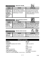 Preview for 55 page of DeVillbiss Air Power Company PowerBack A04669 Operator'S Manual