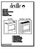 deville C07753 Instruction Manual предпросмотр