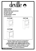 deville C077AM Installation And Utilisation Manual preview