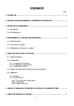 Preview for 3 page of deville C07831 Installation And Utilisation Manual