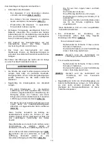 Preview for 19 page of deville C07831 Installation And Utilisation Manual