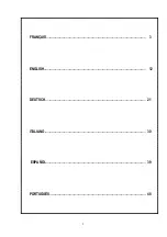 Предварительный просмотр 2 страницы deville C07834 Manual Utilisation