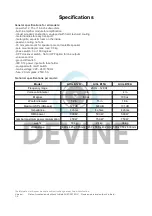 Предварительный просмотр 11 страницы Devine 9000-0060-9026 User Manual