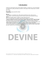 Предварительный просмотр 6 страницы Devine B115A User Manual