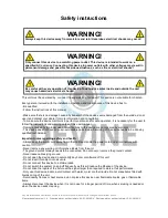 Предварительный просмотр 2 страницы Devine Blist 12D User Manual