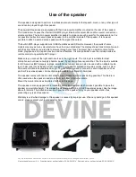 Предварительный просмотр 6 страницы Devine Flex 12A User Manual