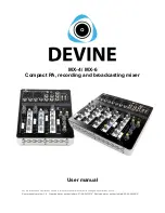 Devine MX-4 User Manual preview