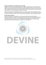 Предварительный просмотр 5 страницы Devine USB 50 User Manual