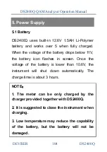 Preview for 112 page of Deviser 2400-DL Operation Manual