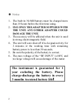 Preview for 5 page of Deviser DS2002 Operation Manual