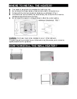 Предварительный просмотр 3 страницы DEVOLA 1.5KW GLASS PANEL HEATER Operating Instructions Manual