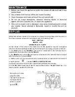 Предварительный просмотр 8 страницы DEVOLA 1.5KW GLASS PANEL HEATER Operating Instructions Manual