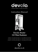 DEVOLA DVSOR5F15B Instruction Manual preview