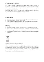 Preview for 7 page of DEVOLA DVSOR5F15B Instruction Manual