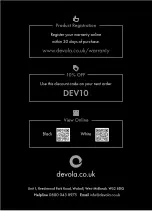 Preview for 8 page of DEVOLA DVSOR5F15B Instruction Manual