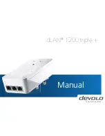 Devolo dLAN 1200 triple Plus Manual preview