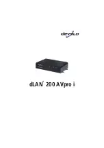 Devolo dLAN 200 AVpro i Manual preview