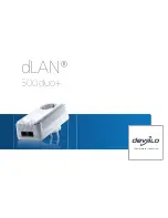 Devolo dLAN 500 duo+ Manual предпросмотр