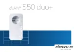 Devolo dlan 550 duo+ Manual preview