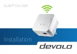 Devolo dLAN 550+ WiFi Installation Manual предпросмотр