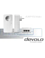 Devolo dLAN 650-triple plus Installation Manual предпросмотр