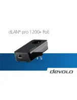 Devolo dLAN pro 1200+ PoE Manual предпросмотр