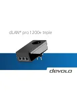 Preview for 1 page of Devolo dLAN pro 1200+ Manual