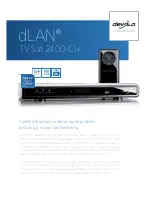 Devolo dLAN TV Sat-Cl+ Specifications preview