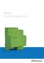 Preview for 1 page of Devolo G3-PLC Modem 500k User Manual