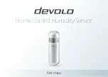 Preview for 1 page of Devolo Home Control Humidity Sensor First Steps