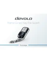 Preview for 1 page of Devolo Home Control Key-Fob Switch First Steps